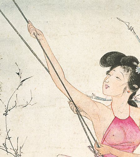 饶河-胡也佛的仕女画和最知名的金瓶梅秘戏图